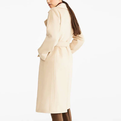(W) Abrigo Blanco ''S Max Mara MaxMara Soldato con Cinturón y Diseño de Solapa. 1016201306001 - SOLDATO Shop (W) Abrigo Blanco ''S Max Mara MaxMara Soldato con Cinturón y Diseño de Solapa. 1016201306001 - SOLDATO
