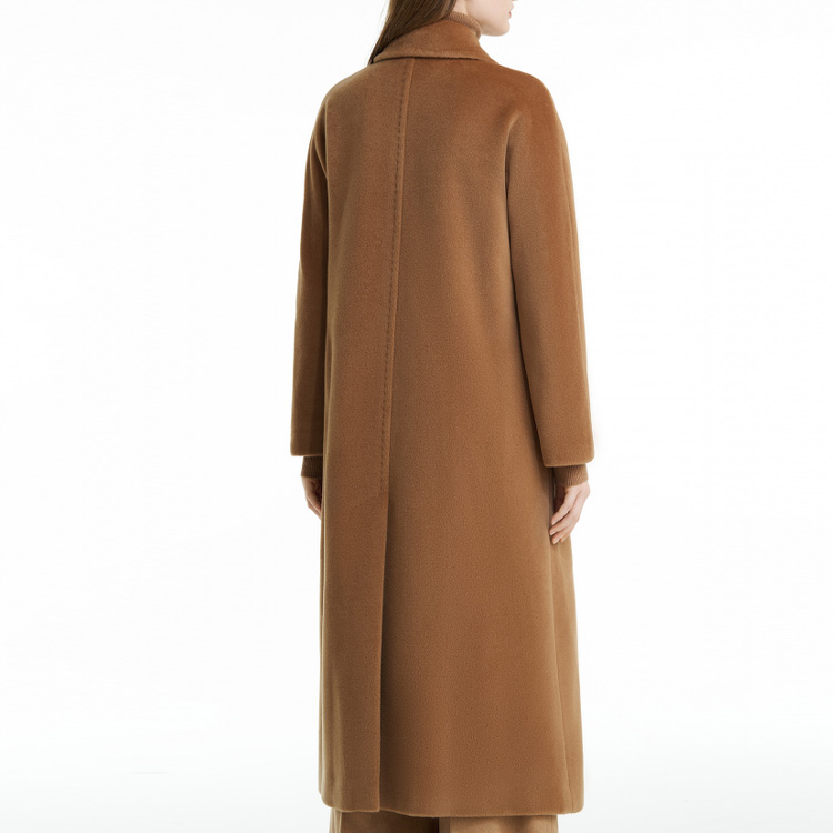 (Women) 'S Max Mara MaxMara Solid Color Belted Mid-Length Casual Coat 6016083306 圖 4