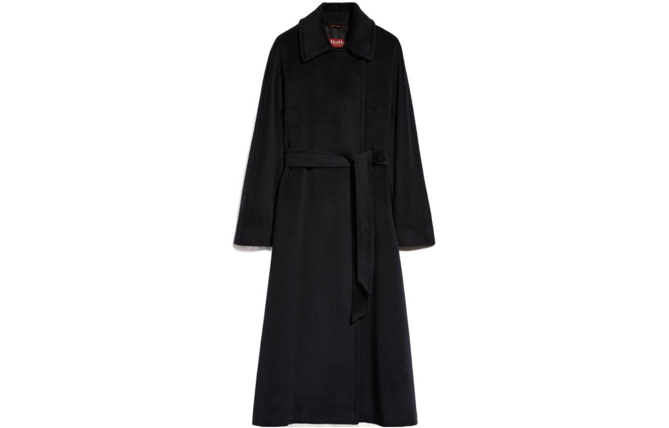 (Women) 'S Max Mara MaxMara Solid Color Belted Mid-Length Casual Coat 6016083306 圖 6