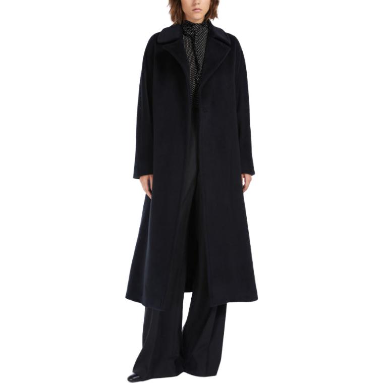 (Women) 'S Max Mara MaxMara Solid Color Belted Mid-Length Casual Coat 6016083306 圖 8