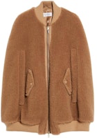 (Women) 'S Max Mara MaxMara Solid Color Zip Cape Coat - Brown 4736052306 (Women) 'S Max Mara MaxMara Solid Color Zip Cape Coat - Brown 4736052306