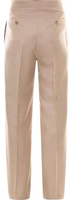 (W) ''S Max Mara MaxMara Seluar Sutera Potongan Lurus Beige. 11310411600274-010 Lookbook (W) ''S Max Mara MaxMara Seluar Sutera Potongan Lurus Beige. 11310411600274-010