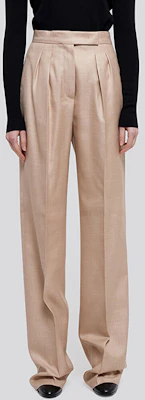 (W) ''S Max Mara MaxMara Seluar Sutera Potongan Lurus Beige. 11310411600274-010 Shop (W) ''S Max Mara MaxMara Seluar Sutera Potongan Lurus Beige. 11310411600274-010