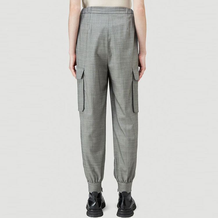 Purchase (W) ''S 막스마라 솔리드 타이 허리 캐주얼 팬츠 - 그레이 11360119600001 11400000000000