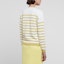 Purchase (Women) 'S Max Mara MaxMara SS22 Striped Letter Crewneck Sweater Yellow 13610321600-009