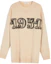 Buy (W) ''Max Mara 2023春夏米色羊毛混纺长袖数码印花毛衣'' 1361143106015-BARD
