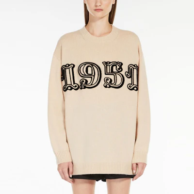 (W) ''Max Mara 2023春夏米色羊毛混纺长袖数码印花毛衣'' 1361143106015-BARD Lookbook (W) ''Max Mara 2023春夏米色羊毛混纺长袖数码印花毛衣'' 1361143106015-BARD