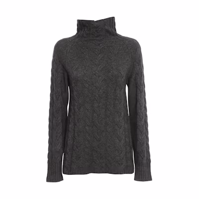 (Women) 'S Max Mara MaxMara SS23 Green Turtleneck Raglan Sleeve Knit Sweater. 93661913-600-004