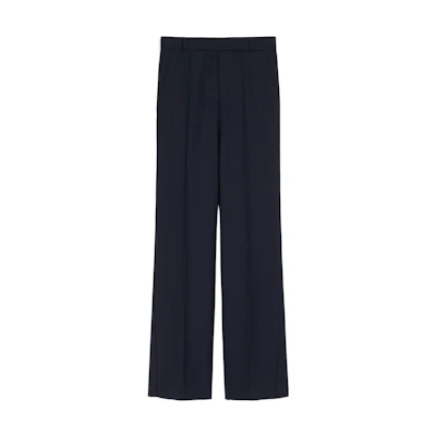 (Women) 'S Max Mara MaxMara SS23 High-Waist Split Flared Pants Black 1131053106005-DENARO