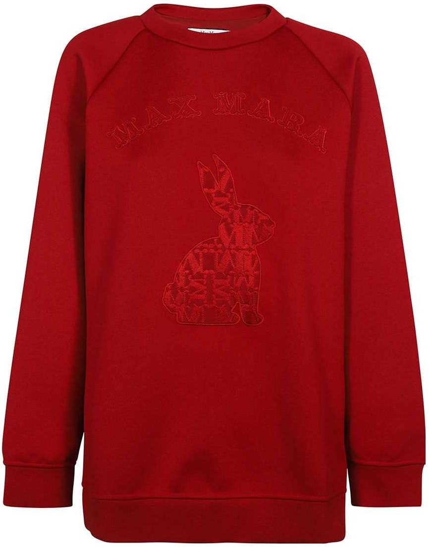 women-s-max-mara-max-mara-ss-23-red-crewneck-rabbit-print-sweatshirt-2319210131600-001