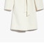 Sizing (W) ''S Max Mara MaxMara SS23 白色長袖綁帶翻領大衣。 1016033306