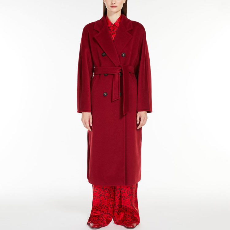 (Women) 'S Max Mara MaxMara SS23 Lunar New Year  Red Double-Breasted Long Coat. 1011013106011-MADAME1 圖 4