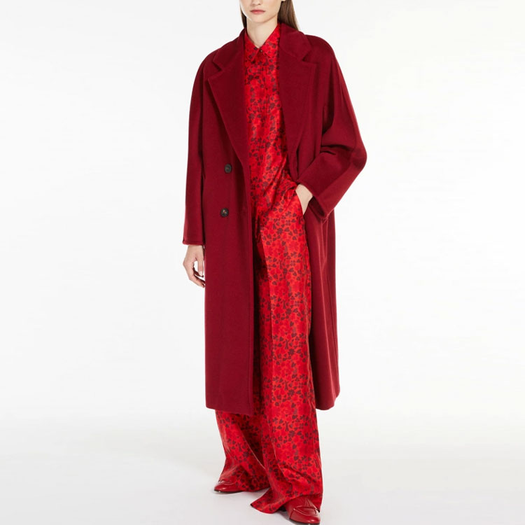 (Women) 'S Max Mara MaxMara SS23 Lunar New Year  Red Double-Breasted Long Coat. 1011013106011-MADAME1 圖 5
