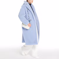 Details for (W) ''S Max Mara MaxMara SS23 Tedgirl 藍色中長款純色大衣. 1011033106007-TEDGIRL