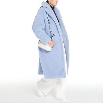 (W) 막스마라 SS23 테드걸 블루 미드길이 솔리드 컬러 코트. 1011033106007-TEDGIRL Details for (W) 막스마라 SS23 테드걸 블루 미드길이 솔리드 컬러 코트. 1011033106007-TEDGIRL