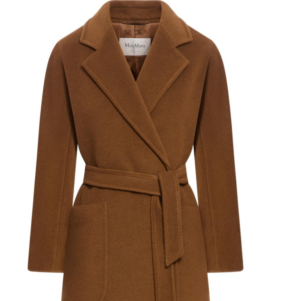 (Women) 'S Max Mara MaxMara SS24  Brown Long Sleeve Tie-Up Casual Coat 1016504306010 圖 4