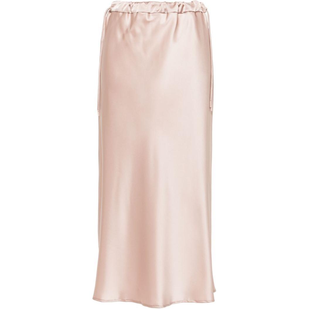Order (Women) 'S Max Mara MaxMara SS24  Pink Midi Skirt with Elastic Waist Casual Design. 24211060516000