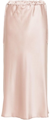 (Women) 'S Max Mara MaxMara SS24 Pink Midi Skirt with Elastic Waist Casual Design. 24211060516000 Order (Women) 'S Max Mara MaxMara SS24 Pink Midi Skirt with Elastic Waist Casual Design. 24211060516000