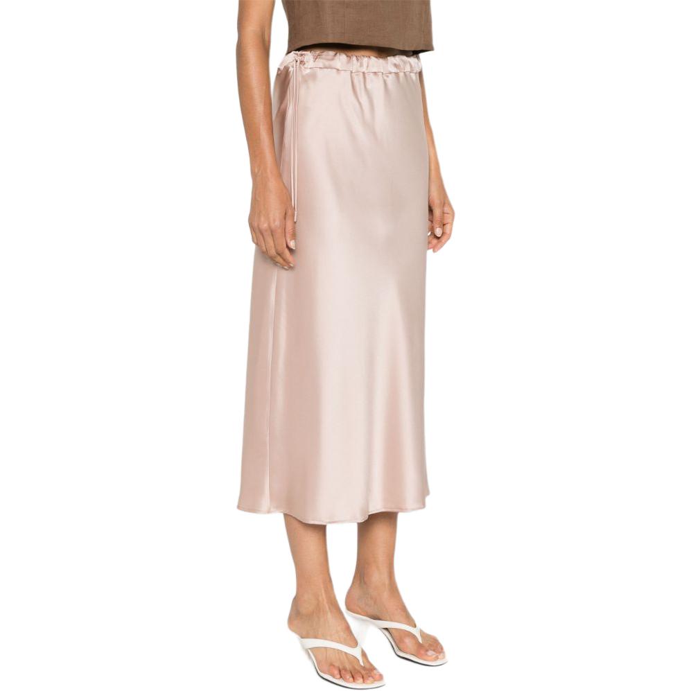 Purchase (Women) 'S Max Mara MaxMara SS24  Pink Midi Skirt with Elastic Waist Casual Design. 24211060516000