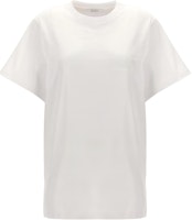 (Women) 'S Max Mara MaxMara SS24 White Crewneck Embroidered Logo Short-Sleeve T-Shirt 2421946021 (Women) 'S Max Mara MaxMara SS24 White Crewneck Embroidered Logo Short-Sleeve T-Shirt 2421946021