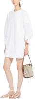 Purchase (W) ''S Max Mara MaxMara SS25 白色長袖拉鍊中長連衣裙 1621034206-001