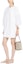 Purchase (Women) 'S Max Mara MaxMara SS25 White Long Sleeve Zip-Up Midi Dress 1621034206-001
