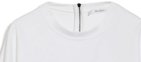Details for (W) ''S Max Mara MaxMara SS25 白色長袖拉鍊中長連衣裙 1621034206-001