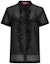 Order (Women) 'S Max Mara MaxMara Studio Black Button-Up Sleeveless Short-Sleeve Shirt 6261023106003-EBANO