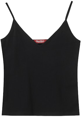 (Women) 'S Max Mara MaxMara Studio Black Button-Up Sleeveless Short-Sleeve Shirt 6261023106003-EBANO Shop (Women) 'S Max Mara MaxMara Studio Black Button-Up Sleeveless Short-Sleeve Shirt 6261023106003-EBANO