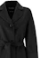 Shop (Women) 'S Max Mara MaxMara Studio Black Single-Breasted Belted Coat. 60110111-007