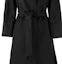 Purchase (Women) 'S Max Mara MaxMara Studio Black Single-Breasted Belted Coat. 60110111-007