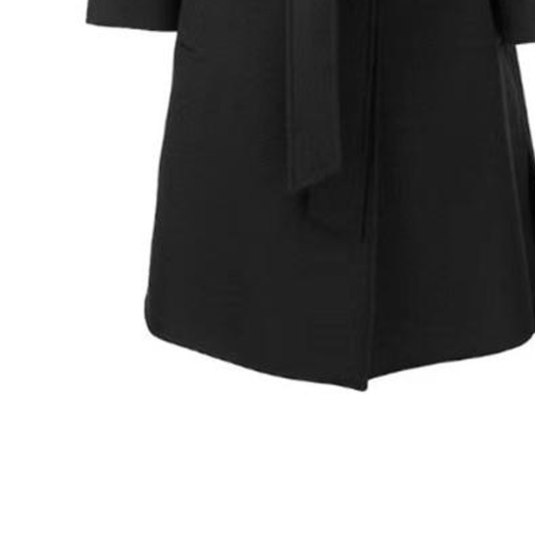 (Women) 'S Max Mara MaxMara Studio  Black Single-Breasted Belted Coat. 60110111-007 圖 6