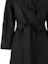 Sizing (Women) 'S Max Mara MaxMara Studio Black Single-Breasted Belted Coat. 60110111-007