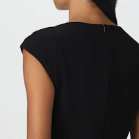 Details for (W) ''S Max Mara MaxMara Studio 黑色無袖高腰長洋裝 2362260539600-001
