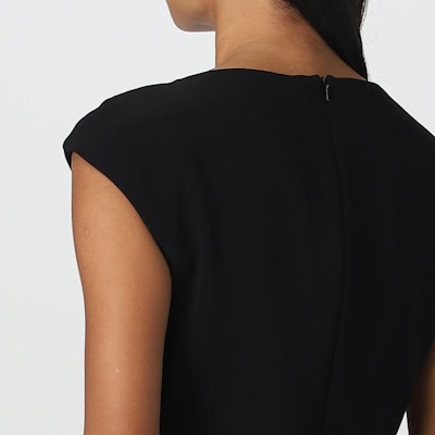(Women) 'S Max Mara MaxMara Studio Black Sleeveless High-Waist Long Dress 2362260539600-001 Details for (Women) 'S Max Mara MaxMara Studio Black Sleeveless High-Waist Long Dress 2362260539600-001