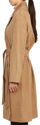 (W) ''Max Mara Studio Abrigo Marrón Ajustado con Cinturón de Largo Medio Suelto'' 60161439600-006 Shop (W) ''Max Mara Studio Abrigo Marrón Ajustado con Cinturón de Largo Medio Suelto'' 60161439600-006