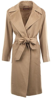 (W) Max Mara Studio Abrigo Casual de Manga Larga con Cinturón Camel 2360161439000-006 Order (W) Max Mara Studio Abrigo Casual de Manga Larga con Cinturón Camel 2360161439000-006
