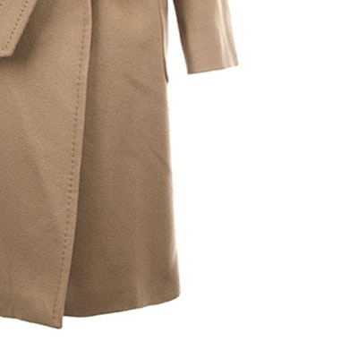 (W) Max Mara Studio Abrigo Casual de Manga Larga con Cinturón Camel 2360161439000-006 Sizing (W) Max Mara Studio Abrigo Casual de Manga Larga con Cinturón Camel 2360161439000-006