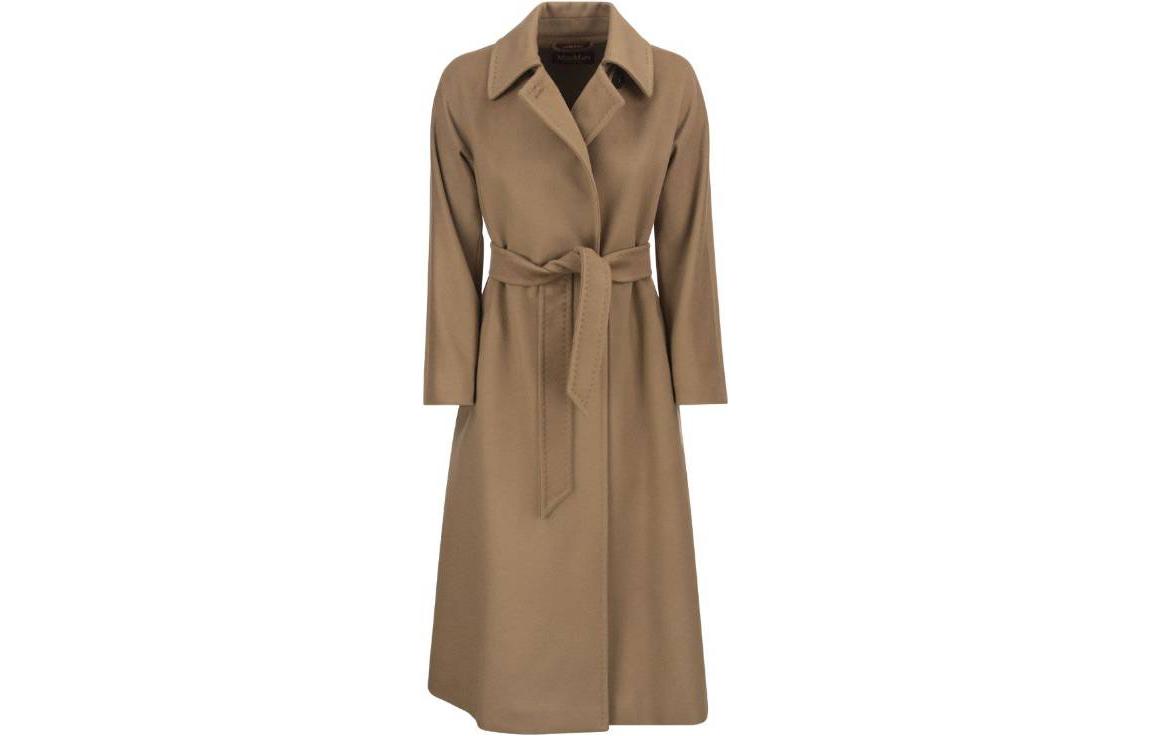 (Women) 'S Max Mara MaxMara Studio  Camel Belted Mid-Length Coat 60162323600-006 圖 2