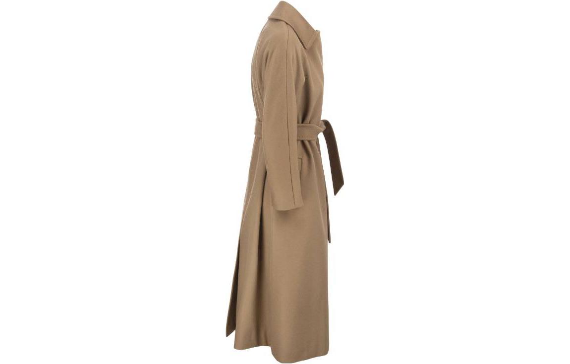 (Women) 'S Max Mara MaxMara Studio  Camel Belted Mid-Length Coat 60162323600-006 圖 4