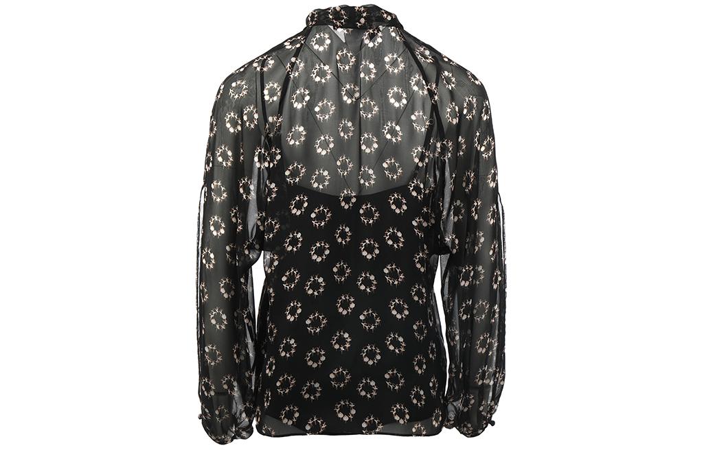 Lookbook (Women) 'S Max Mara MaxMara Studio  Chiffon Blouse with Ballet Dancer Print Long Sleeves 2416261021000002-BALDI