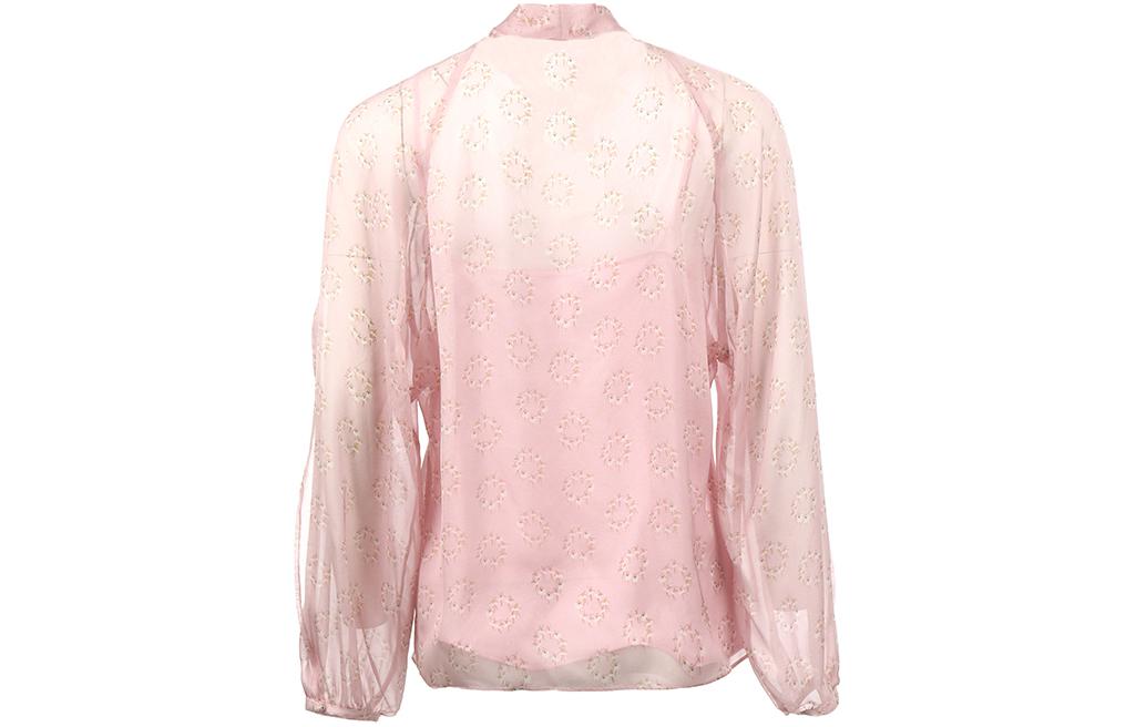Sizing (Women) 'S Max Mara MaxMara Studio  Chiffon Blouse with Ballet Dancer Print Long Sleeves 2416261021000002-BALDI