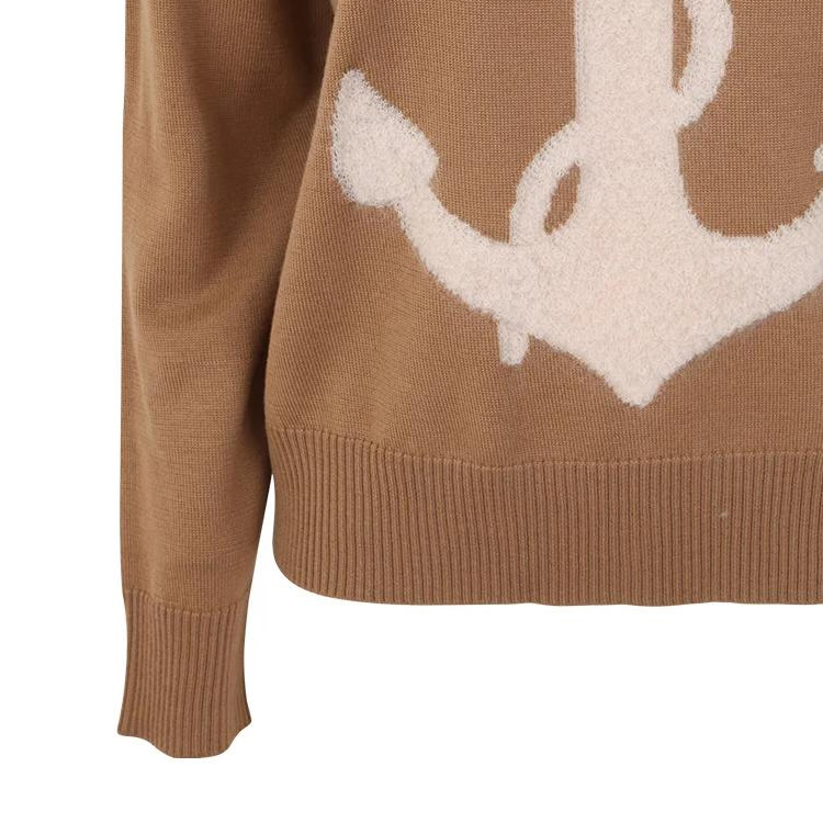 Details for (Women) 'S Max Mara MaxMara Studio  Knit Sweater with Patterned Print - Long Sleeve. 2363662039600-002
