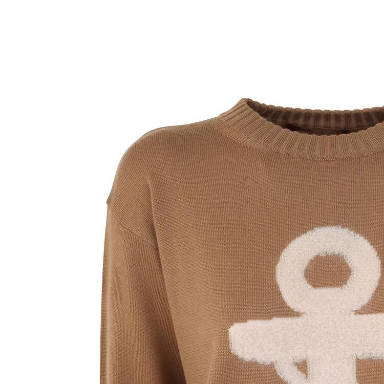 Sizing (Women) 'S Max Mara MaxMara Studio  Knit Sweater with Patterned Print - Long Sleeve. 2363662039600-002