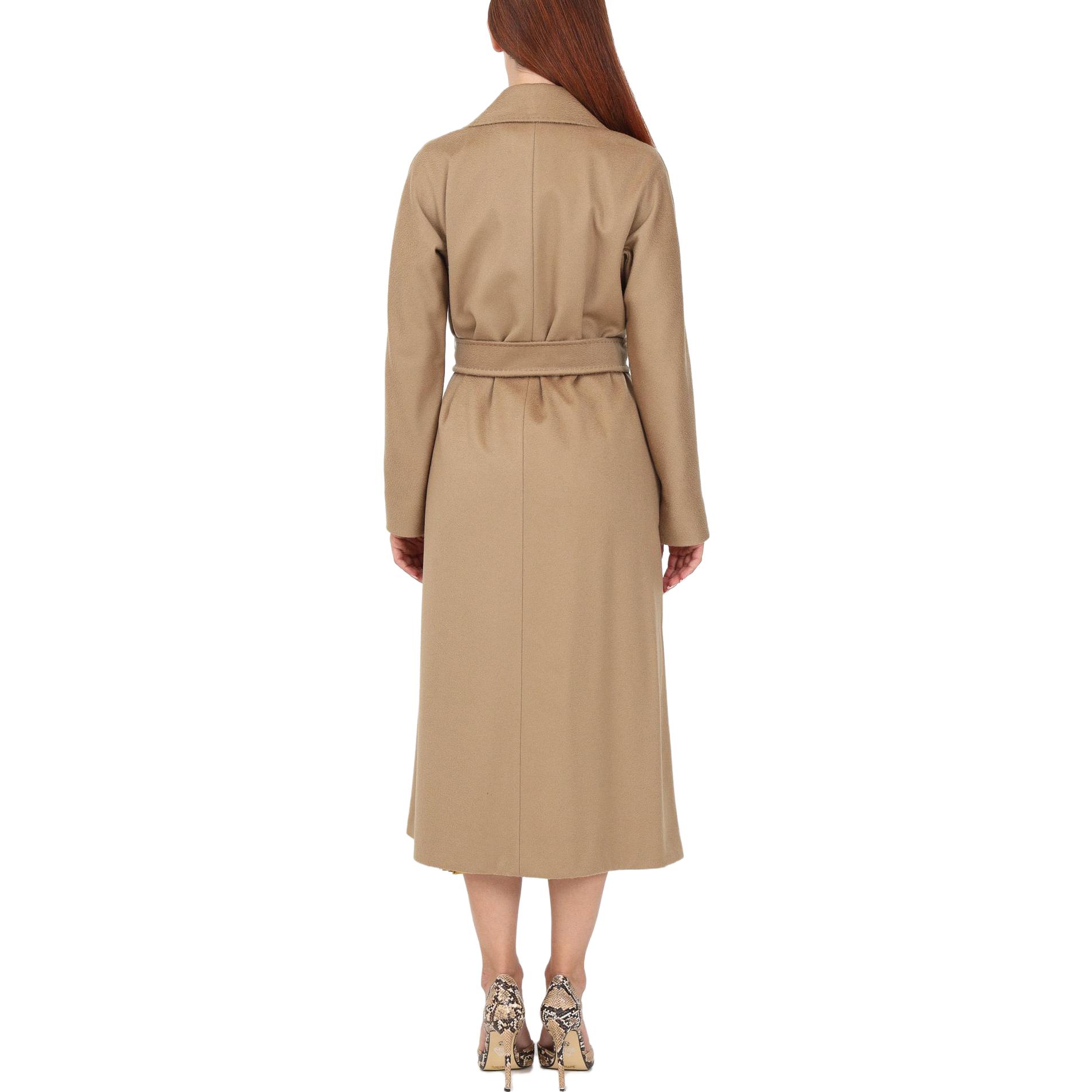 (Women) 'S Max Mara MaxMara Studio  Long Camel Coat with Collared Design and Long Sleeves. 2360161639600-006 圖 4