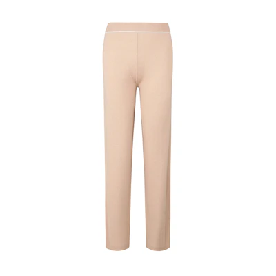 (Women) 'S Max Mara MaxMara Studio Mid-Rise Wide-Leg Casual Pants in Deep Beige. 6336012906002-SIRI