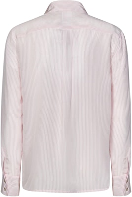 (Women) 'S Max Mara MaxMara Studio Pink Striped Long-Sleeve Shirt with Collar. 2416111031600001 Lookbook (Women) 'S Max Mara MaxMara Studio Pink Striped Long-Sleeve Shirt with Collar. 2416111031600001