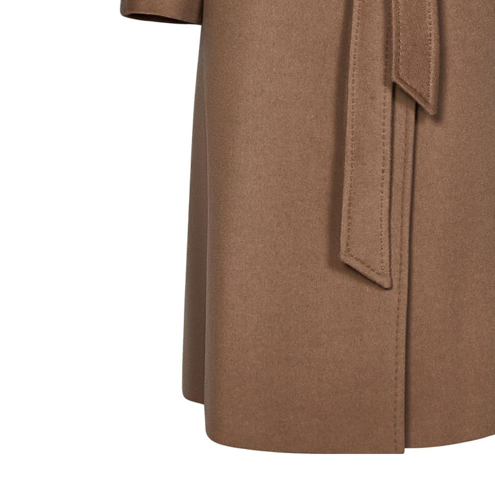 (Women) 'S Max Mara MaxMara Studio  Solid Color Belted Mid-Length Fitted Coat 2360160939600-014 圖 6