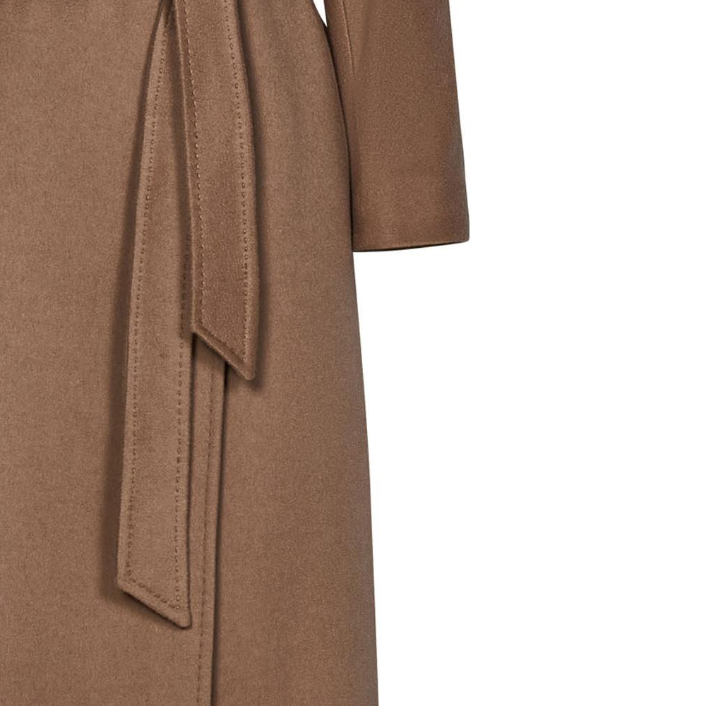 (Women) 'S Max Mara MaxMara Studio  Solid Color Belted Mid-Length Fitted Coat 2360160939600-014 圖 7