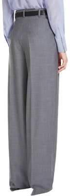(Women) 'S Max Mara MaxMara Studio Straight-Leg Casual Pants Grey with Zipper Closure. 6136084106003-JUANITA Purchase (Women) 'S Max Mara MaxMara Studio Straight-Leg Casual Pants Grey with Zipper Closure. 6136084106003-JUANITA